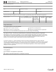 Form 81-008E &quot;Business Proposal Form&quot; - Canada, Page 4