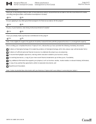 Form 81-008E Business Proposal Form - Canada, Page 6