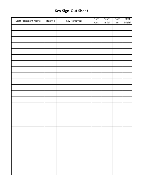 Army Equipment Sign Out Sheet Fill Out Online Download