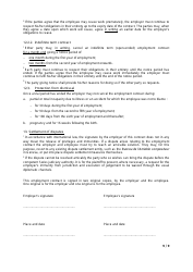 &quot;Employment Contract Standard Form - According to the Pheo&quot; - Switzerland, Page 9