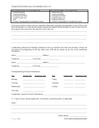 Family Child Care Enrollment Packet, Page 2