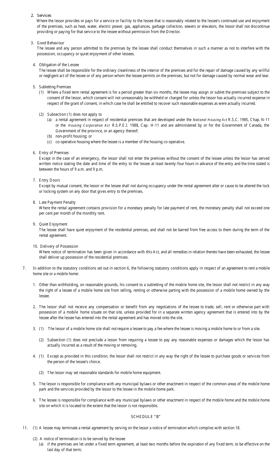 Standard Form of Rental Agreement, Page 3