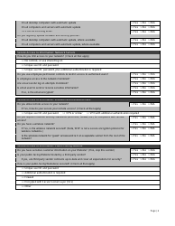 Small Business It Risk Assessment Form - Vinton County National Bank, Page 6