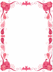 Document preview: Page Border Template - Pink