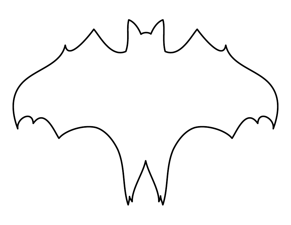 Halloween Writing Paper Template - Bat, Page 4