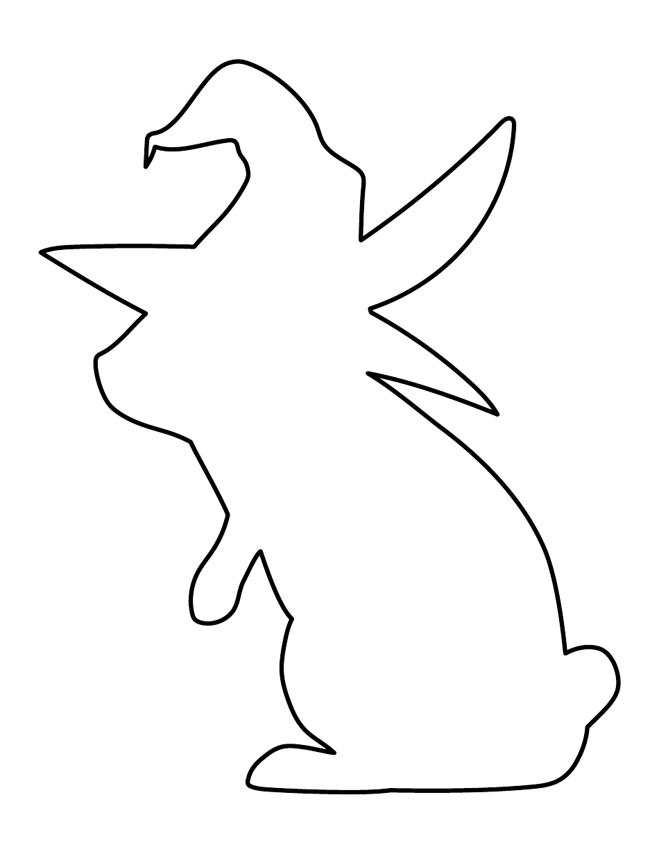 Halloween Writing Paper Template - Rabbit, Page 4