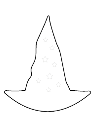 Halloween Writing Paper Template - Big Hat, Page 4