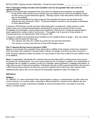 Osap Spouse Income Verification - Canadian Non-taxable and/or Foreign Income - Ontario, Canada, Page 7