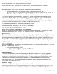 Form AD-1102 Retirement Processing Transmittal, Page 3