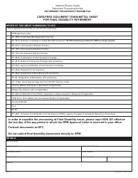 Form AD-1102 Retirement Processing Transmittal, Page 5