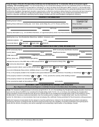 FEMA Form FF-206-FY-22-153 Dry Floodproofing Certificate for Non-residential Structures, Page 2