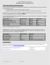 Form DHHS/DHSR/MHL5001 Initial Licensure Application Packet - Mental Health Licensure and Certification Section - North Carolina, Page 6