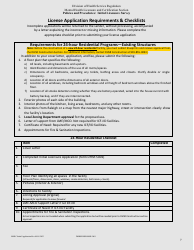 Form DHHS/DHSR/MHL5001 Initial Licensure Application Packet - Mental Health Licensure and Certification Section - North Carolina, Page 7
