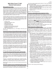 Instructions for Form IT1041 Fiduciary Income Tax Return - Ohio, Page 8