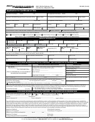 Document preview: Form VR-005 Application for Certificate of Title - Maryland