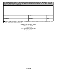 OTA Form L-04 Request for Subpoena - California, Page 2