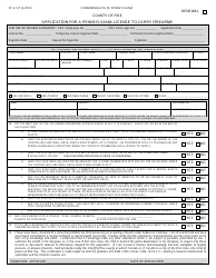 Form SP4-127 Application for a Pennsylvania License to Carry Firearms - County of Pike, Pennsylvania, Page 2