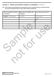 Form PIP2 Personal Independence Payment Information Booklet - Sample - United Kingdom, Page 18