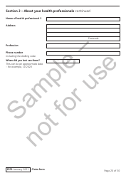 Form PIP2 Personal Independence Payment Information Booklet - Sample - United Kingdom, Page 20