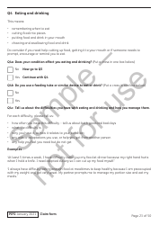 Form PIP2 Personal Independence Payment Information Booklet - Sample - United Kingdom, Page 23