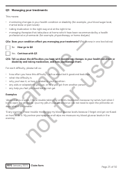 Form PIP2 Personal Independence Payment Information Booklet - Sample - United Kingdom, Page 25