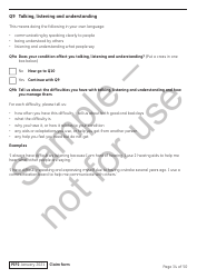 Form PIP2 Personal Independence Payment Information Booklet - Sample - United Kingdom, Page 34