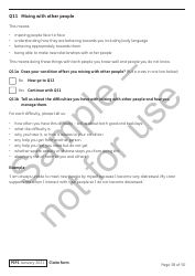 Form PIP2 Personal Independence Payment Information Booklet - Sample - United Kingdom, Page 38