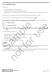 Form PIP2 Personal Independence Payment Information Booklet - Sample - United Kingdom, Page 40