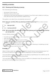 Form PIP2 Personal Independence Payment Information Booklet - Sample - United Kingdom, Page 42