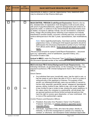 Idaho Mortgage Broker/Lender License Company New Application Checklist - Idaho, Page 3