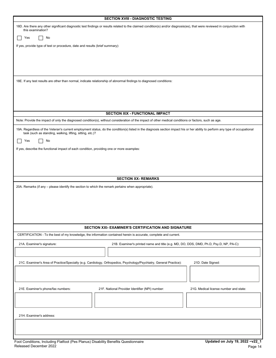 Foot Conditions, Including Flatfoot (Pes Planus) Disability Benefits ...