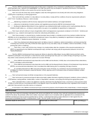 Form PHS-7087-RC USPHS Commissioned Service Obligation (Cso) Agreement, Page 2