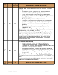 Hawaii Money Transmitter License Company New Application Checklist - Hawaii, Page 4