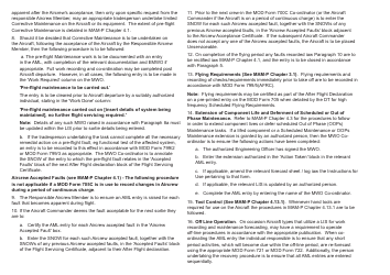Instructions for MOD Form 707A Aircraft Maintenance Log - United Kingdom, Page 2