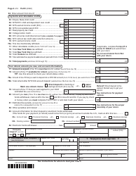 Form IT-201 Resident Income Tax Return - New York, Page 4