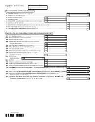 Form IT-201-X Amended Resident Income Tax Return - New York, Page 4