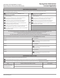 Form DOH-641 Nursing Home Administrator Licensure Application - New York, Page 4