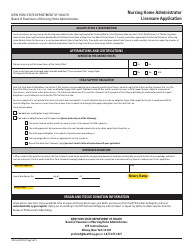 Form DOH-641 Nursing Home Administrator Licensure Application - New York, Page 5