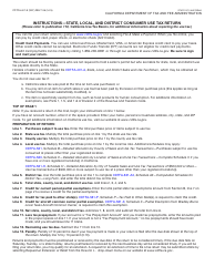 Form CDTFA-401-E State, Local, and District Consumer Use Tax Return - California, Page 3
