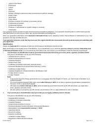 Instructions for Form 0176E Application for a Security Guard and/or Private Investigator Agency Licence - Sole Proprietorships - Ontario, Canada, Page 4