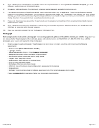 Instructions for Form 0176E Application for a Security Guard and/or Private Investigator Agency Licence - Sole Proprietorships - Ontario, Canada, Page 5