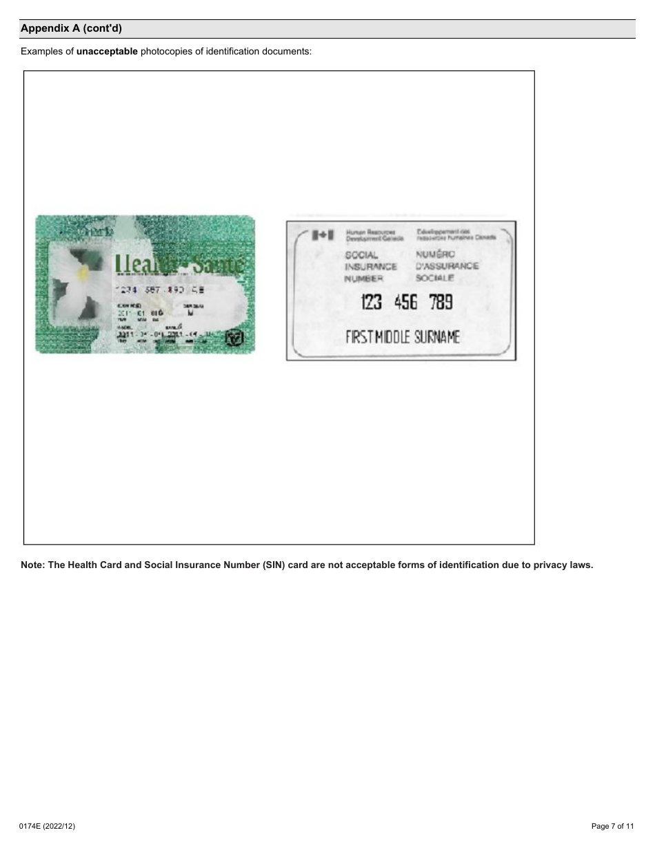 Instructions for Form 0176E Application for a Security Guard and / or Private Investigator Agency Licence - Sole Proprietorships - Ontario, Canada, Page 7