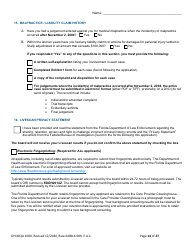 Form DH-MQA1000 Medical Doctor Application for Licensure - Florida, Page 14