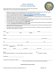 Form DH-MQA1000 Medical Doctor Application for Licensure - Florida, Page 23