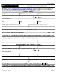 VA Form 10-10CG Application for the Program of Comprehensive Assistance for Family Caregivers, Page 3