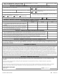 VA Form 10-10EZR Health Benefits Update Form, Page 4