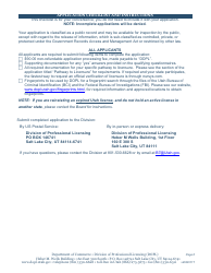 Registered Nurse/Licensed Practical Nurse License Application - Utah, Page 6