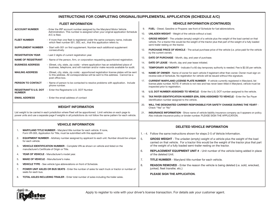 Form IRP-A/C - Fill Out, Sign Online And Download Fillable PDF ...