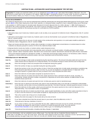 Form CDTFA-501-SQ Integrated Waste Management Fee Return - California, Page 2
