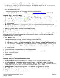 Instructions for Form UST021 Underground Storage Tank Facility Certification Questionnaire - New Jersey, Page 2